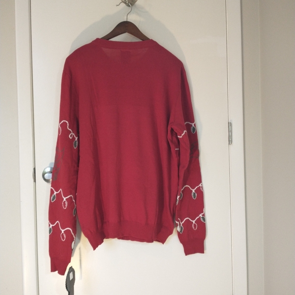NFL Licensed Men's Tampa Bay Buccaneers Red/Light Up Ugly Sweater Sz XL - Picture 4 of 15